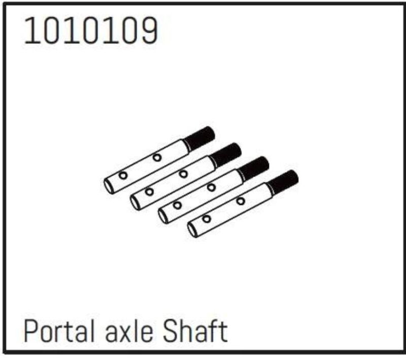 Hobby Plus RC Portal Axle Shafts - PRO Crawler 1:18 (4) / HBP240249
