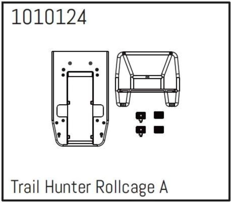 Hobby Plus RC T-Hunter Rollcage Set A - PRO Crawler 1:18 / HBP240271