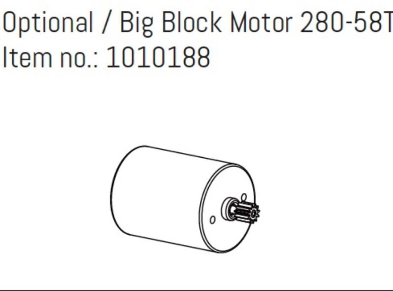 Hobby Plus RC Opt. Big Block Motor 280-58T / HBP240376