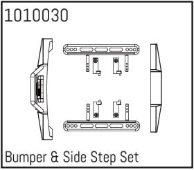 Hobby Plus RC Bumper & Side Step Set / HBP240047