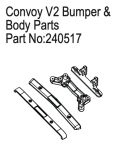 Hobby Plus RC Bumper & Body Parts for Convoy EVO V2 / HBP240517