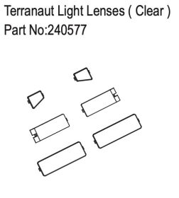 Hobby Plus RC Terranaut Light Lenses ( Clear ) / HBP240577