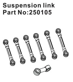 Hobby Plus RC Suspension Link Set / HBP250105