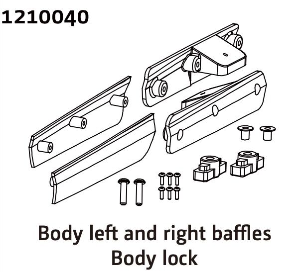 ABSIMA Tension L/R Brackets Assembly / 1210040