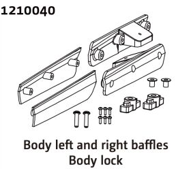 ABSIMA Tension L/R Brackets Assembly / 1210040