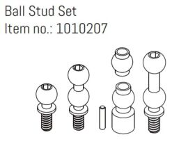 Hobby Plus RC Ball Stud Set - GOAT / HBP240383