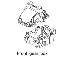 ABSIMA Front Gear Box / 1210006