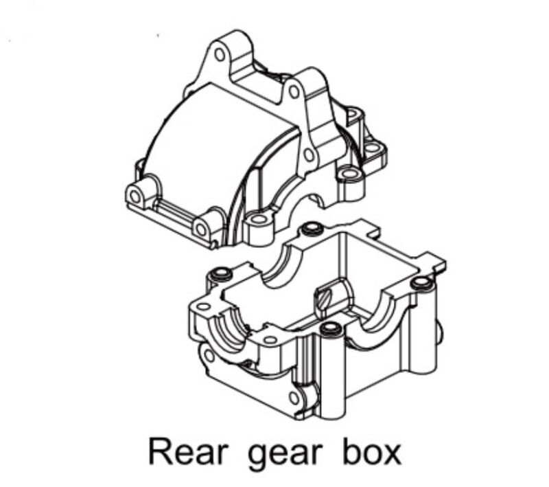 ABSIMA Rear Gear Box / 1210007