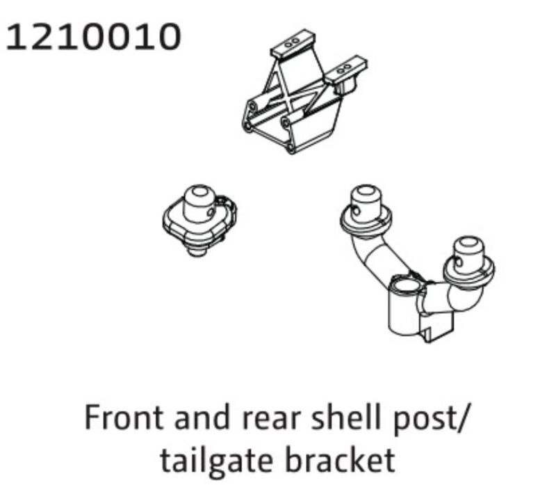 ABSIMA Body and Wing Mount Set / 1210010