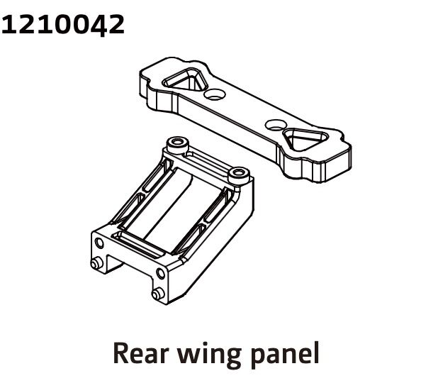 ABSIMA Rear Wing Panel / 1210042