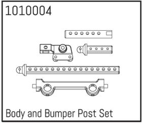 Hobby Plus RC Body and Bumper Post Set / HBP240015
