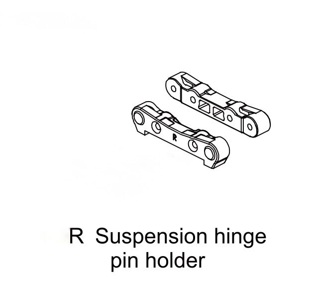 ABSIMA Rear Suspension Hinge Pin Holder / 1210004