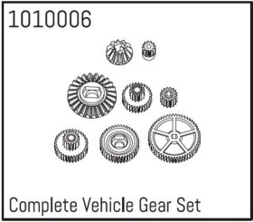 Hobby Plus RC Complete Vehicle Gear Set / HBP240018