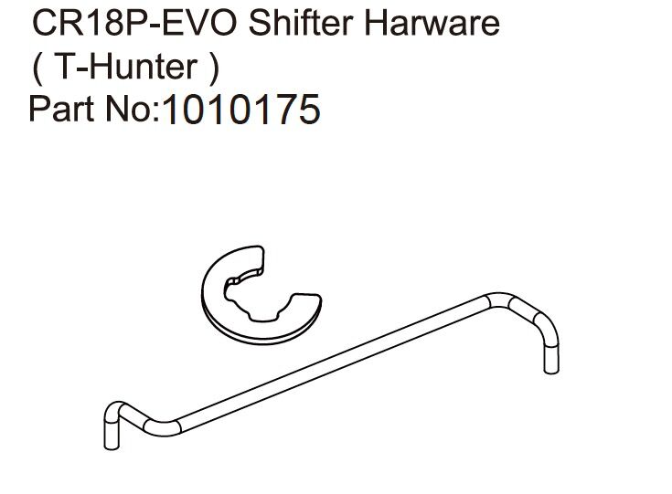Hobby Plus Shifter Hardware T-Hunter - EVO 1:18