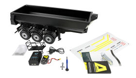 AMEWI / Dreiachs-Sattelauflieger mit Kippmulde aus Metall...