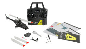 AMEWI / Bell 222 Airwolf Helikopter 4-Kanal 6G RTF / 25355