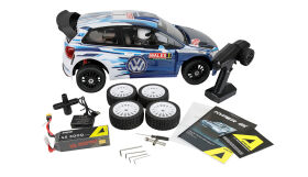 AMEWI / Hyper Go VW Polo WRC Rallye brushless 4WD 1:7 RTR...