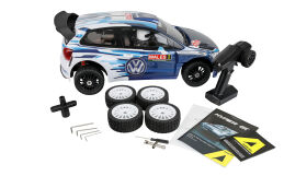 AMEWI / Hyper Go VW Polo WRC Rallye brushless 4WD 1:7...