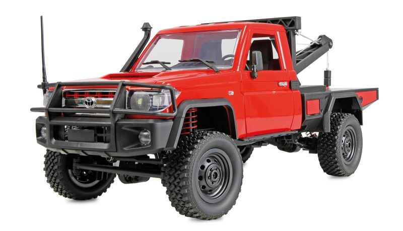 AMEWI Toyota Land Cruiser Crawler Abschleppwagen 4WD 1:12 RTR rot / 22751