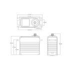 SRT BH125W BL Servo HV 125.0kg/0.085sec @8,4V / BH125W