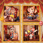 CuteBee Tierkarneval DIY Book Nook / CB4001