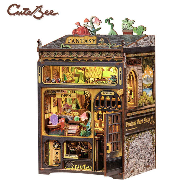 CuteBee Fantasy Pflanzenladen DIY Book Nook / CB2001