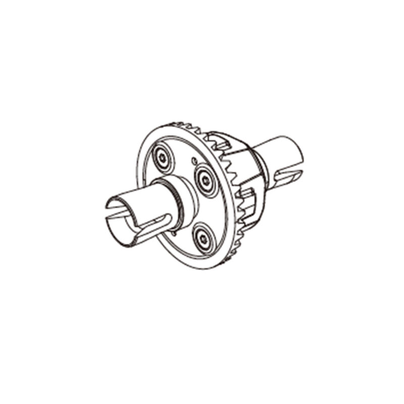 MJX Vorderes & hinteres Differential / MX-P12420