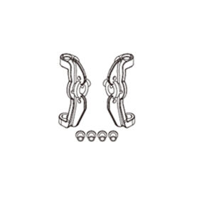 MJX Vorderachse-Adapter / MX-P12YSA04