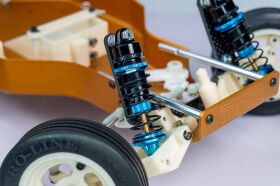 KOSWORK Stossdaempfer Koswork Big Bore 12mm 1:10 RC10 (V & H) (4) Blau / KOS04191-5B