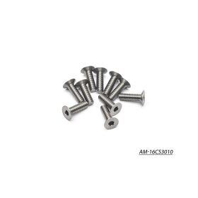 ARROWMAX 110 - degreeTitanium Allen Countersunk M3X10...