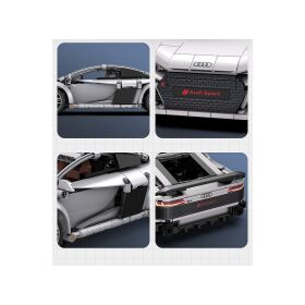 CaDA Audi R8 Coupé 1:14 grau 2,4GHz Bricks / 402898