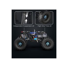 CaDA Monster Truck Crawler blau 2,4GHz 1:16 Bricks / 402903
