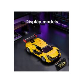 CaDA Renault Sport RS.01 1:24 gelb Bricks / 402909