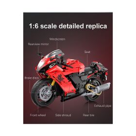 CaDA Suzuki Hayabusa 1:6 rot Bricks / 402911