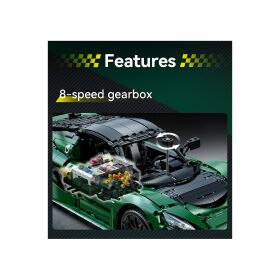 CaDA Lotus Exige Cup 430 1:8 grün Bricks / 402920