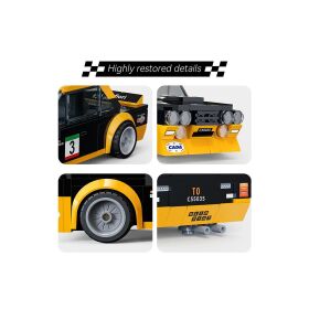 CaDA Fiat Abarth 131 1:24 schwarz Bricks / 402921