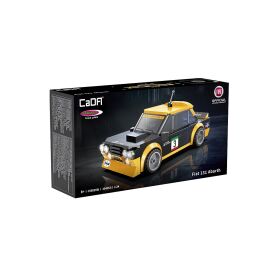 CaDA Fiat Abarth 131 1:24 schwarz Bricks / 402921