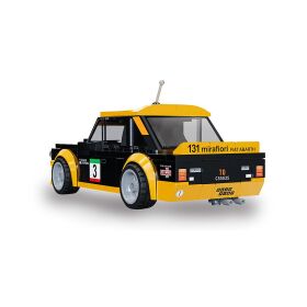 CaDA Fiat Abarth 131 1:24 schwarz Bricks / 402921