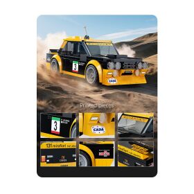 CaDA Fiat Abarth 131 1:24 schwarz Bricks / 402921