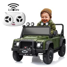 JAMARA Ride-on Land Rover Defender 110 SVX grün...