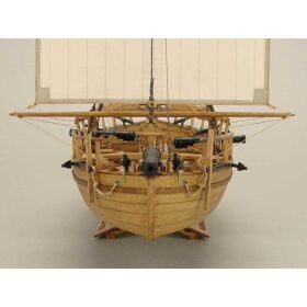Shipyard Philadelphia - Amerikanisches Kanonenboot von 1776 Laser-Holzbausatz 1:72 / 24620