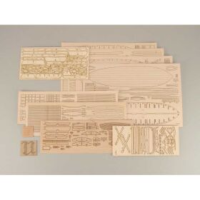 Shipyard Philadelphia - Amerikanisches Kanonenboot von 1776 Laser-Holzbausatz 1:72 / 24620