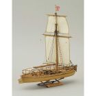 Shipyard Philadelphia - Amerikanisches Kanonenboot von 1776 Laser-Holzbausatz 1:72 / 24620