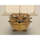Shipyard Philadelphia - Amerikanisches Kanonenboot von 1776 Laser-Holzbausatz 1:72 / 24620