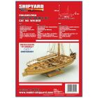 Shipyard Philadelphia - Amerikanisches Kanonenboot von 1776 Laser-Holzbausatz 1:72 / 24620