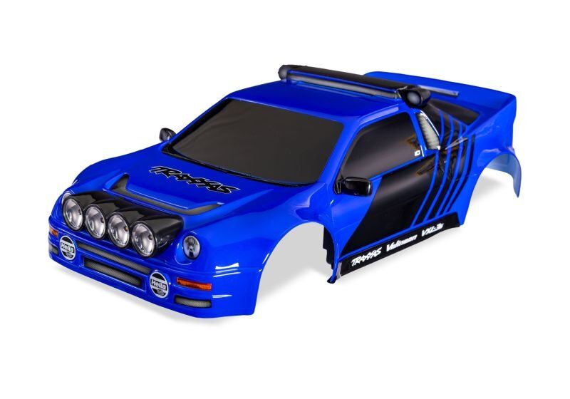 TRAXXAS Mini Rally VXL Ford RS200 Karo blau / TRX10812-BLUE