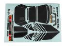 TRAXXAS Mini Rally VXL Ford RS200 Aufkleberbogen schwarz / TRX10816-BLK