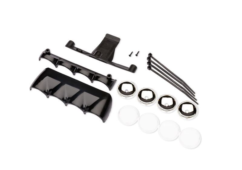 LED Scheinwerfer-Leuchten schwarz / TRX10884-BLK