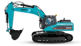 AMEWI G705E Bagger Metall 1:14 RTR petrol / 22748