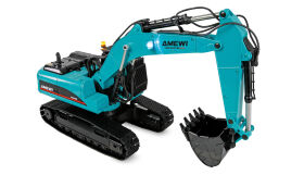 AMEWI / G705E Bagger Metall 1:14 RTR petrol / 22748